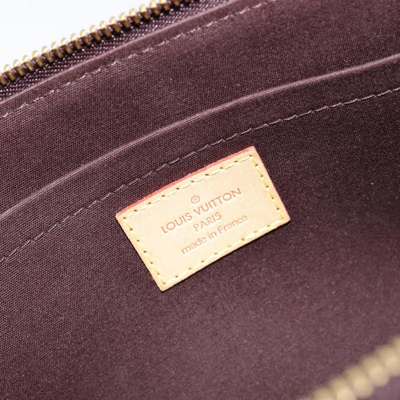 LOUIS VUITTON Monogram Vernis Rosewood Avenue Bag Amarante M93510 Auth 181823V