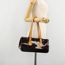 LOUIS VUITTON Monogram Vernis Rosewood Avenue Bag Amarante M93510 Auth 181823V-25