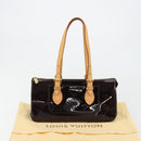 LOUIS VUITTON Monogram Vernis Rosewood Avenue Bag Amarante M93510 Auth 181823V-12