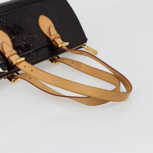 LOUIS VUITTON Monogram Vernis Rosewood Avenue Bag Amarante M93510 Auth 181823V