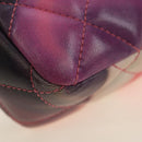 CHANEL Matelasse 22 Chain Shoulder Bag Lamb Skin Multicolor CC Auth 181824SM-16