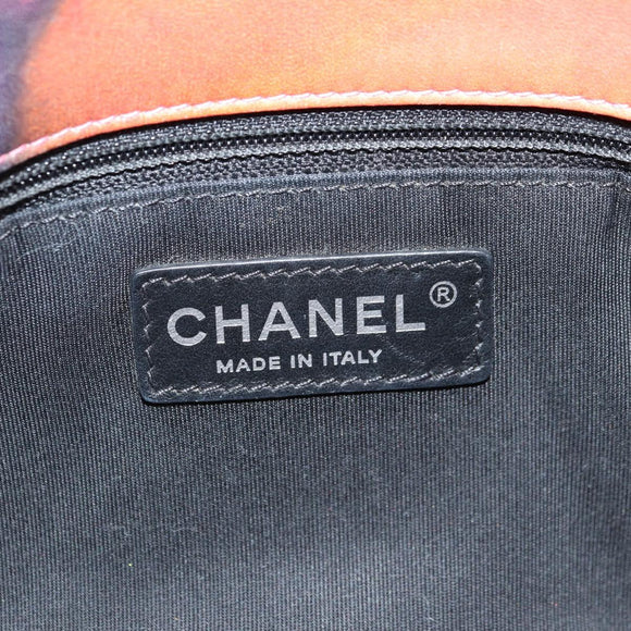 CHANEL Matelasse 22 Chain Shoulder Bag Lamb Skin Multicolor CC Auth 181824SM