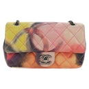 CHANEL Matelasse 22 Chain Shoulder Bag Lamb Skin Multicolor CC Auth 181824SM-13