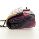 CHANEL Matelasse 22 Chain Shoulder Bag Lamb Skin Multicolor CC Auth 181824SM-3