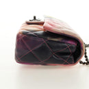CHANEL Matelasse 22 Chain Shoulder Bag Lamb Skin Multicolor CC Auth 181824SM-4