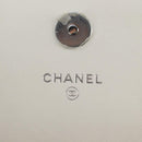 CHANEL Matelasse Chain Shoulder Bag Lamb Skin 2way White Silver CC Auth 181828M-23
