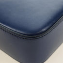Chloe Chloe C Hand Bag Leather 2way Blue Gold Auth 181830M-14