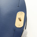 Chloe Chloe C Hand Bag Leather 2way Blue Gold Auth 181830M-20