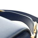 Chloe Chloe C Hand Bag Leather 2way Blue Gold Auth 181830M-8