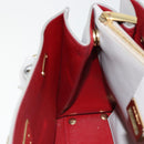 Salvatore Ferragamo Gancini Handtasche Leder Grau Gold Original 181831A-20