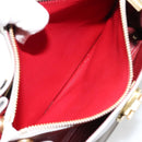 Salvatore Ferragamo Gancini Handtasche Leder Grau Gold Original 181831A-22