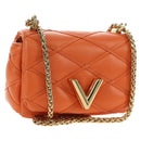 LOUIS VUITTON Maltage Line PicoGo 14 Bag Leather Volcano Orange LV Auth 181833SM-1
