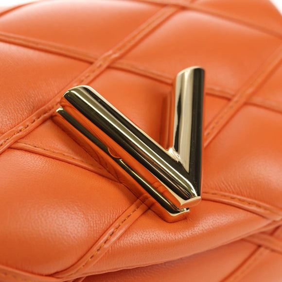 LOUIS VUITTON Maltage Line PicoGo 14 Bag Leather Volcano Orange LV Auth 181833SM
