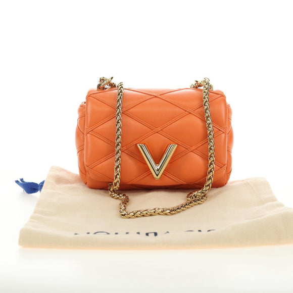 LOUIS VUITTON Maltage Line PicoGo 14 Bag Leather Volcano Orange LV Auth 181833SM