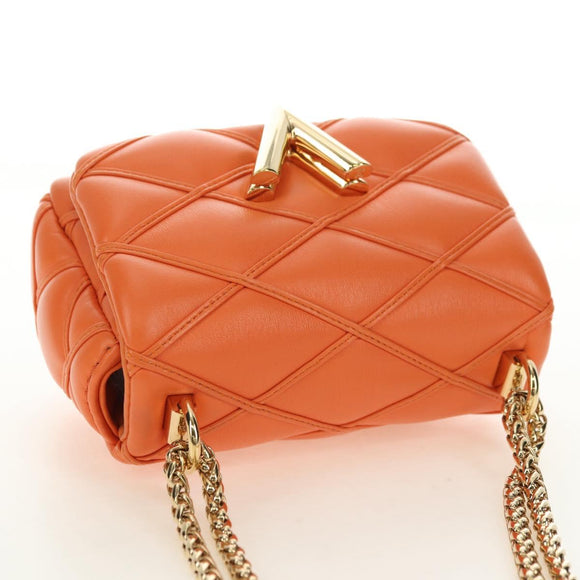 LOUIS VUITTON Maltage Line PicoGo 14 Bag Leather Volcano Orange LV Auth 181833SM