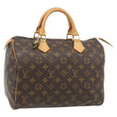 LOUIS VUITTON Monogram Speedy 30 Hand Bag M41526 LV Auth 181837SAV-1