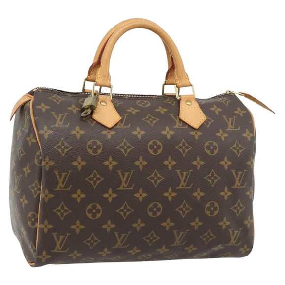 LOUIS VUITTON Monogram Speedy 30 Hand Bag M41526 LV Auth 181837SAV
