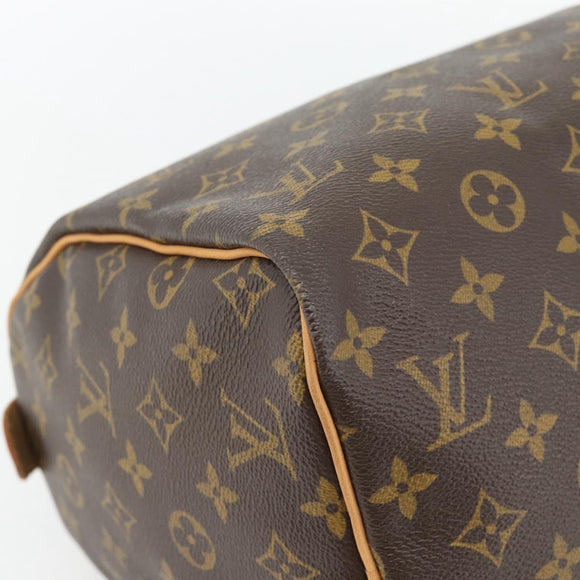 LOUIS VUITTON Monogram Speedy 30 Hand Bag M41526 LV Auth 181837SAV