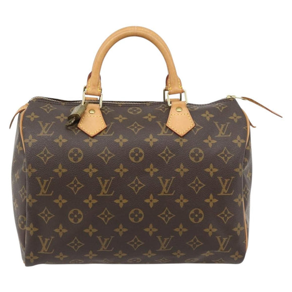 LOUIS VUITTON Monogram Speedy 30 Hand Bag M41526 LV Auth 181837SAV
