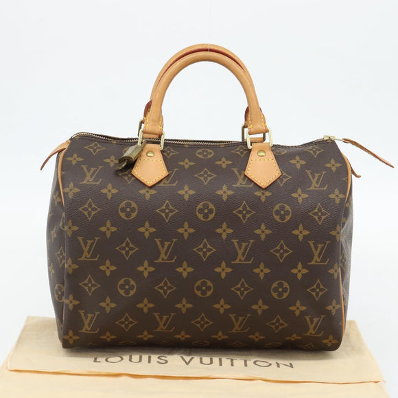 LOUIS VUITTON Monogram Speedy 30 Hand Bag M41526 LV Auth 181837SAV