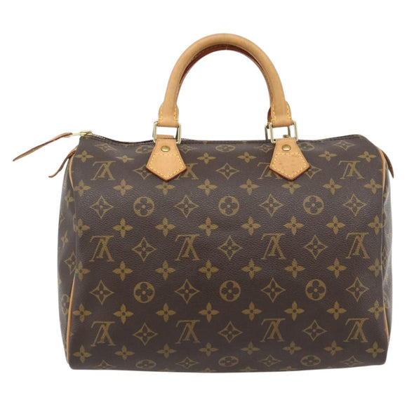 LOUIS VUITTON Monogram Speedy 30 Hand Bag M41526 LV Auth 181837SAV