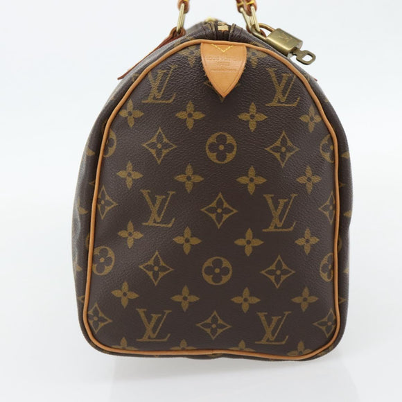 LOUIS VUITTON Monogram Speedy 30 Hand Bag M41526 LV Auth 181837SAV