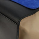 CELINE Trapeze Hand Bag Suede 2way Blue Gold Auth 181841-10
