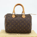 LOUIS VUITTON Monogram Speedy 25 Hand Bag M41528 LV Auth 181845SAV-12
