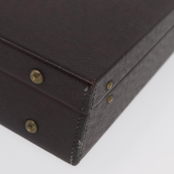 LOUIS VUITTON Taiga President Briefcase Acajou M30006 LV Auth 181846