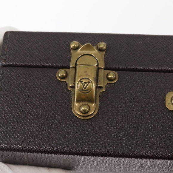 LOUIS VUITTON Taiga President Briefcase Acajou M30006 LV Auth 181846