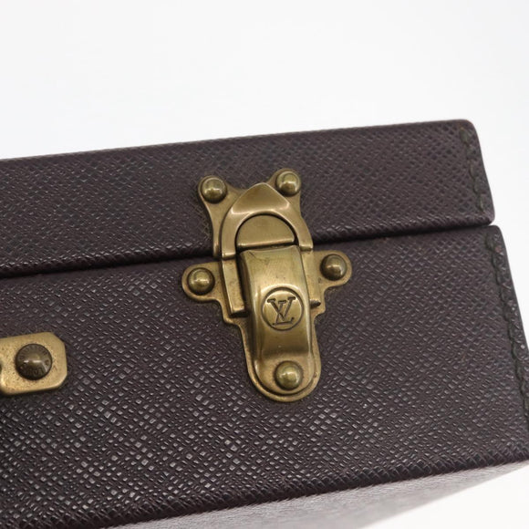 LOUIS VUITTON Taiga President Briefcase Acajou M30006 LV Auth 181846