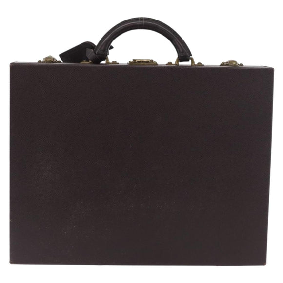 LOUIS VUITTON Taiga President Briefcase Acajou M30006 LV Auth 181846