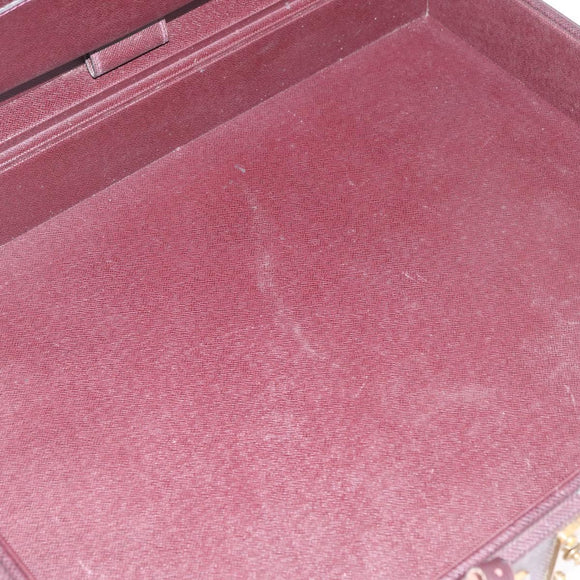 LOUIS VUITTON Taiga President Briefcase Acajou M30006 LV Auth 181846