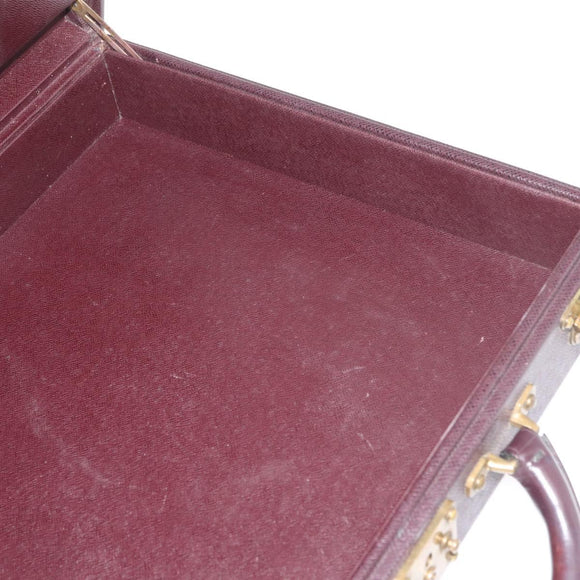 LOUIS VUITTON Taiga President Briefcase Acajou M30006 LV Auth 181846