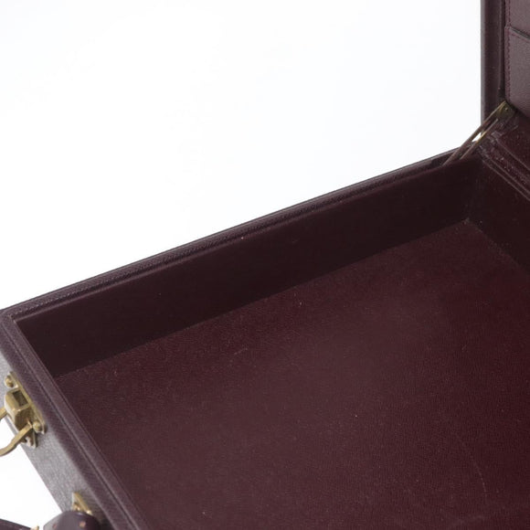 LOUIS VUITTON Taiga President Briefcase Acajou M30006 LV Auth 181846