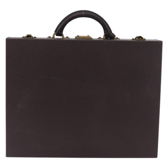 LOUIS VUITTON Taiga President Briefcase Acajou M30006 LV Auth 181846