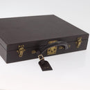 LOUIS VUITTON Taiga President Briefcase Acajou M30006 LV Auth 181846-6
