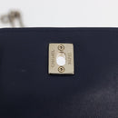 CHANEL Matelasse Trendy CC Chain Bag Lamb Skin Navy Gold CC Auth 181847M-21
