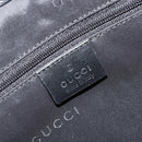 GUCCI GG Canvas Tote Bag Black Silver 002 1073 Auth 181850-19