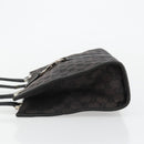 GUCCI GG Canvas Tote Bag Black Silver 002 1073 Auth 181850-4
