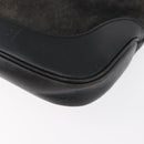 GUCCI Jackie Shoulder Bag Velor Gray Silver 001 3306 Auth 181851A-13