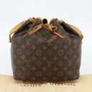 LOUIS VUITTON Monogram Petit Noe Shoulder Bag M42226 LV Auth 181855SAV-20