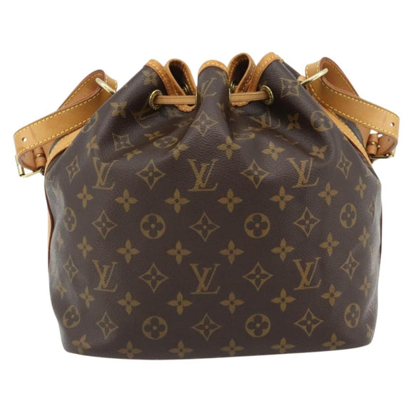 LOUIS VUITTON Monogram Petit Noe Shoulder Bag M42226 LV Auth 181855SAV