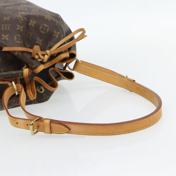 LOUIS VUITTON Monogram Petit Noe Shoulder Bag M42226 LV Auth 181855SAV
