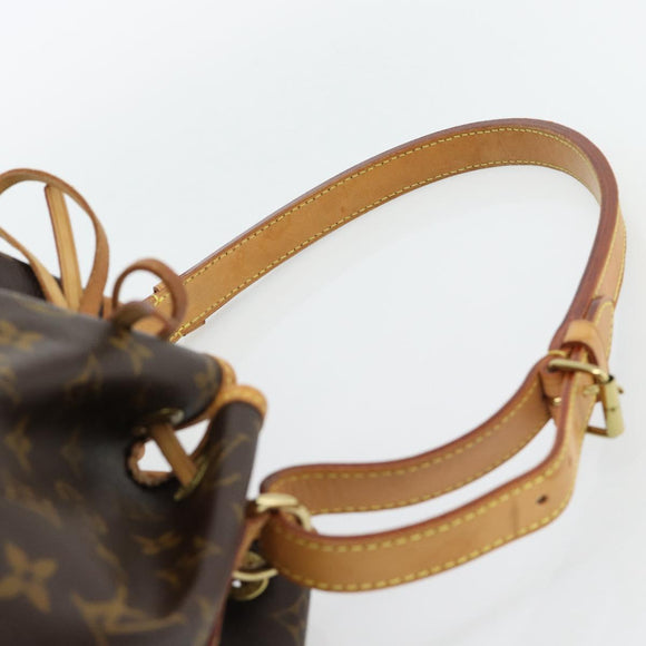 LOUIS VUITTON Monogram Petit Noe Shoulder Bag M42226 LV Auth 181855SAV