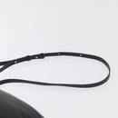 CELINE Trio Shoulder Bag Leather Black Silver Auth 181857A-8