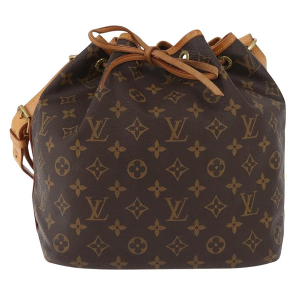 LOUIS VUITTON Monogram Petit Noe Umhängetasche M42226 LV Auth 181858SAV