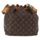 LOUIS VUITTON Monogram Petit Noe Umhängetasche M42226 LV Auth 181858SAV-3