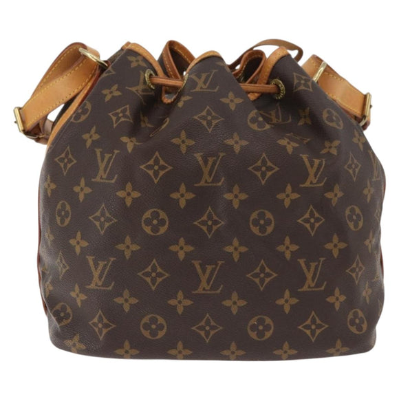 LOUIS VUITTON Monogram Petit Noe Umhängetasche M42226 LV Auth 181858SAV