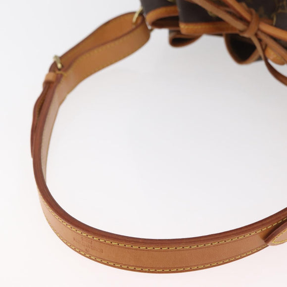 LOUIS VUITTON Monogram Petit Noe Umhängetasche M42226 LV Auth 181858SAV